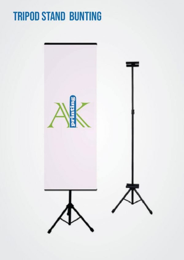 tripod stand bunting